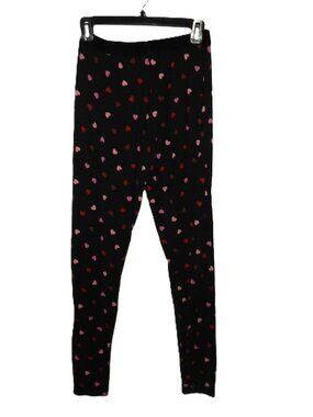Victoria's Secret Leggings with red and pink hearts all over